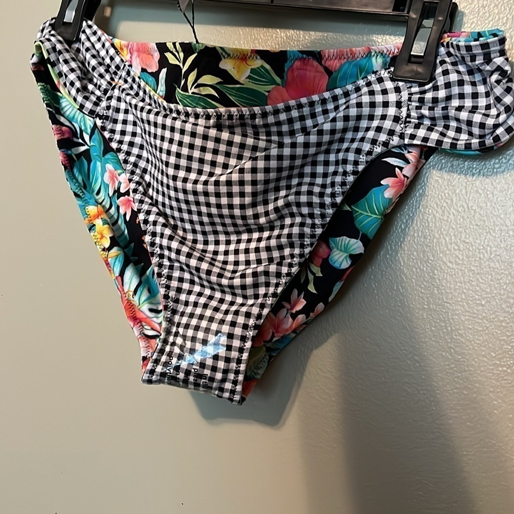 Tommy Bahama bikini bottom reversible women’s size XL, floral multi color - Picture 6 of 11
